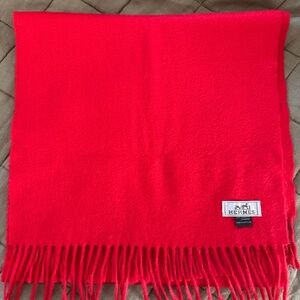 Hermes scarf - Men’s red cashmere
